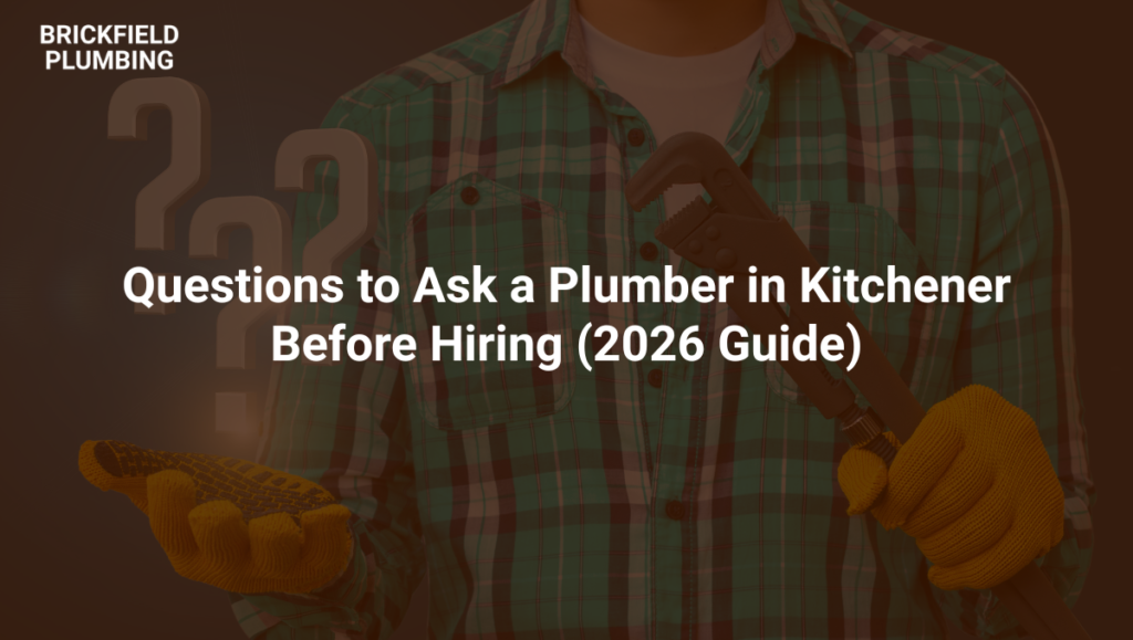 questions to ask a plumber