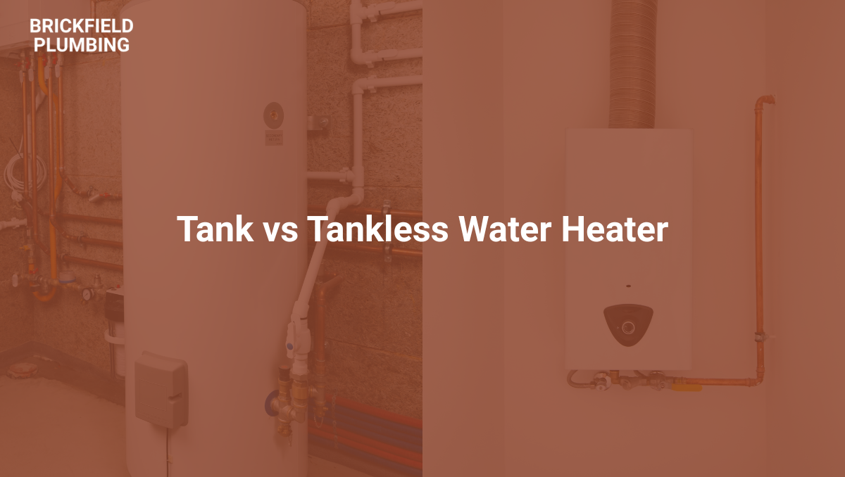 tank vs tankless water heater